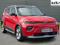 Red New 2024 Kia Soul EV 2 SUV | £24,190 (Expensive)