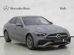 Grey Used 2024 Mercedes C300e AMG Line Premium Plus Sedan | £41,350 (Fair price)