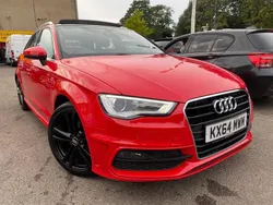 Red Used 2014 Audi A3 Sportback S-Line Hatchback | £11,490 (Expensive)