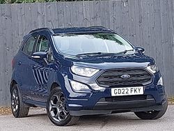 Blue Used 2022 Ford Ecosport ST-Line SUV | £11,998 (Fair price)