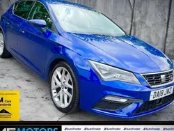 Blue Used 2018 Seat Leon FR Hatchback | £11,250 (Fair price)
