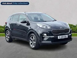 Black Used 2019 Kia Sportage 2 SUV | £12,249 (Fair price)