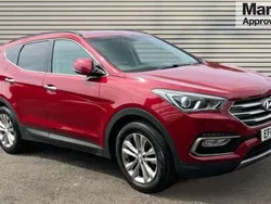 Red Used 2018 Hyundai Santa Fe Premium SUV | £14,389 (Super price)