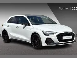 White Used 2025 Audi A3 e-tron Black Edition Hatchback | £34,500
