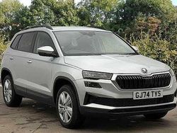 Brilliant silver metallic Used 2024 Skoda Karoq SE L SUV | £24,490 (Fair price)