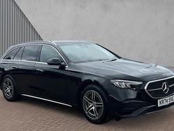 Obsidian black metallic Used 2024 Mercedes E200 AMG line Estate | £41,980