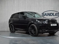 Black Used 2021 Land Rover Range Rover Sport HSE Dynamic SUV | £36,999 (Super price)