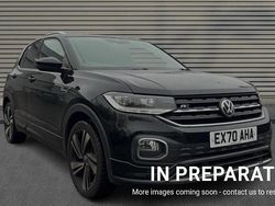 Deep black pearlescent Used 2020 VW T-Cross R-line SUV | £15,215 (Fair price)