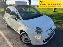 White Used 2015 Fiat 500C Lounge Cabriolet | £5,795 (Fair price)