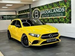 Yellow Used 2019 Mercedes A35 AMG Premium Plus Hatchback | £23,975 (Fair price)