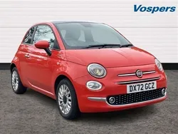 Orange Used 2022 Fiat 500 Dolcevita Hatchback | £10,450 (Fair price)