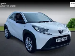 White Used 2023 Toyota Aygo PURE Hatchback | £11,967 (Fair price)