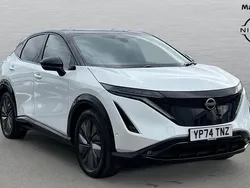 Wht prl+prl blk Used 2024 Nissan Ariya Evolve SUV | £36,182 (Expensive)