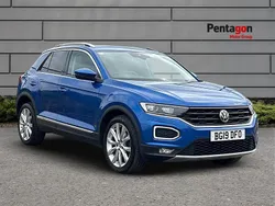 Blue Used 2019 VW T-Roc SEL SUV | £13,995 (Fair price)