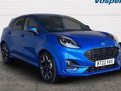 Blue Used 2022 Ford Puma Gen-E ST-Line X SUV | £17,545 (Fair price)