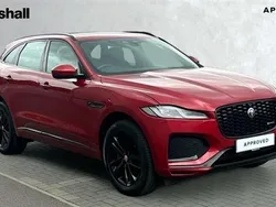 Metallic firenze red Used 2021 Jaguar F-Pace R-Dynamic SUV | £32,963 (Fair price)