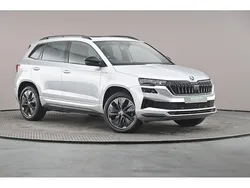 Brilliant silver metallic Used 2022 Skoda Karoq SportLine SUV | £24,441 (Good price)