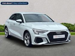 White Used 2022 Audi A3 S-Line Hatchback | £20,720 (Fair price)