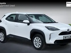 White Used 2023 Toyota Yaris Hybrid Hatchback | £20,466 (Expensive)
