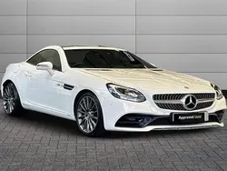 White Used 2017 Mercedes SLC200 AMG line Cabriolet | £18,250 (Fair price)