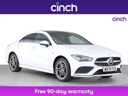 White Used 2021 Mercedes CLA250e AMG Line Premium Plus Sedan | £21,649 (Fair price)