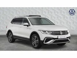 White Used 2023 VW Tiguan Allspace Elegance SUV | £28,523 (Fair price)