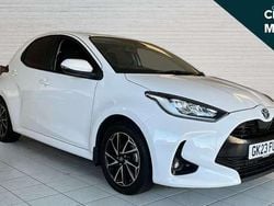White Used 2023 Toyota Yaris Hybrid Design Hatchback | £18,233 (Fair price)