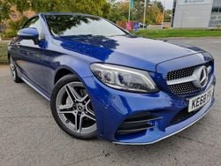 Blue Used 2019 Mercedes C220 AMG Line Premium Plus Cabriolet | £20,295 (Good price)