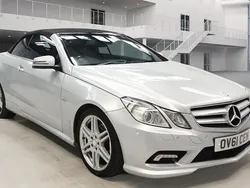 Silver Used 2011 Mercedes E250 Sport Edition Cabriolet | £3,999 (Good price)