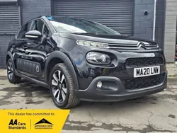 Black Used 2020 Citroën C3 Flair Hatchback | £8,850 (Fair price)