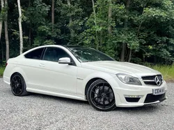 White Used 2014 Mercedes C63 AMG AMG Coupe | £23,995 (Fair price)