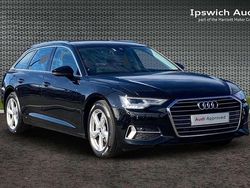 Black Used 2022 Audi A6 Sport Estate | £24,499 (Fair price)