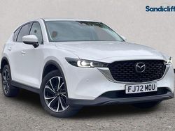 Pearl snowflake white Used 2022 Mazda CX-5 Edition SUV | £19,813 (Fair price)
