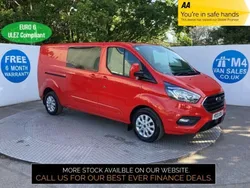 Red Used 2020 Ford Transit Custom Limited Estate | £18,995 (Super price)