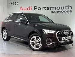 Black New 2024 Audi Q3 S-Line SUV | £35,290