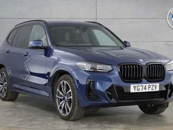 Blue Used 2024 BMW X3 M Sport SUV | £41,750 (Fair price)