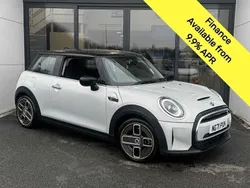 White silver Used 2021 Mini Cooper SE Hatch Hatchback | £10,795 (Good price)