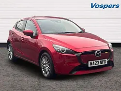 Red Used 2023 Mazda 2 Exclusive-Line Hatchback | £16,250 (Fair price)