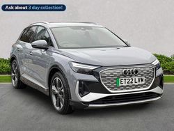 Grey Used 2022 Audi Q4 e-tron S-Line SUV | £25,633 (A bit pricey)