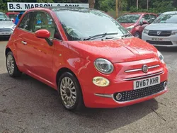 Pink Used 2017 Fiat 500 Lounge Hatchback | £6,195 (Fair price)