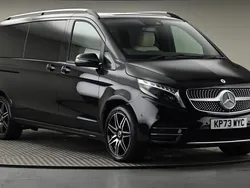 Black Used 2023 Mercedes V300 AMG line MPV | £65,000