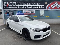 White Used 2018 BMW 520 M Sport Sedan | £16,495 (Fair price)