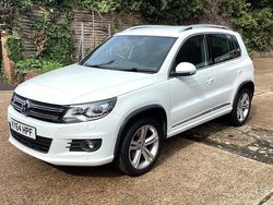 White Used 2014 VW Tiguan R-line SUV | £12,995 (A bit pricey)