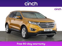 Orange Used 2017 Ford Edge Titanium SUV | £13,999 (Fair price)