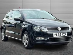 Black Used 2016 VW Polo Edition Hatchback | £7,590 (Fair price)