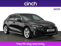 Black Used 2021 Audi A3 S-Line Hatchback | £17,849 (Fair price)