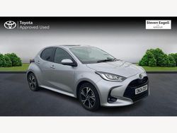 Silver Used 2024 Toyota Yaris Hybrid Design Hatchback | £20,461 (Fair price)