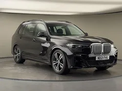 Sapphire black Used 2021 BMW X7 M Sport SUV | £52,000 (Super price)