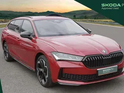 Red Used 2025 Skoda Superb SportLine Estate | £39,995