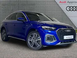 Blue Used 2021 Audi Q5 S-Line SUV | £30,995 (A bit pricey)